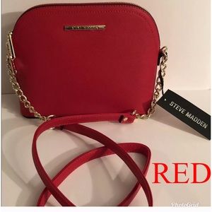 💜Authentic Steve Madden BMAGGIE Red Crossbody